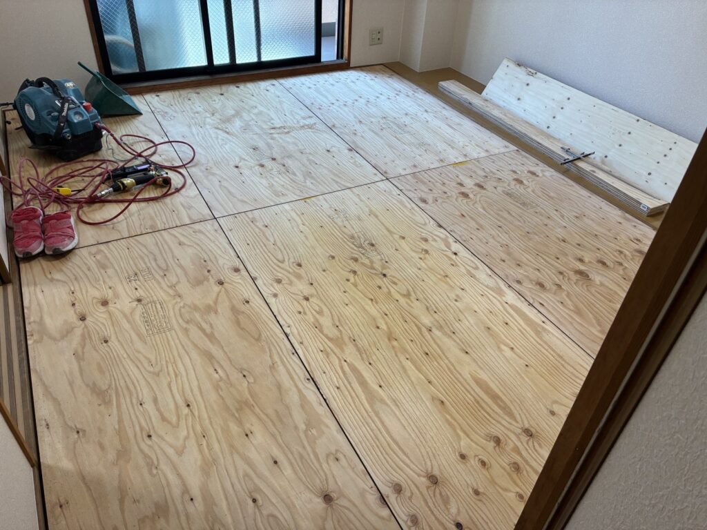 和室から洋室へ