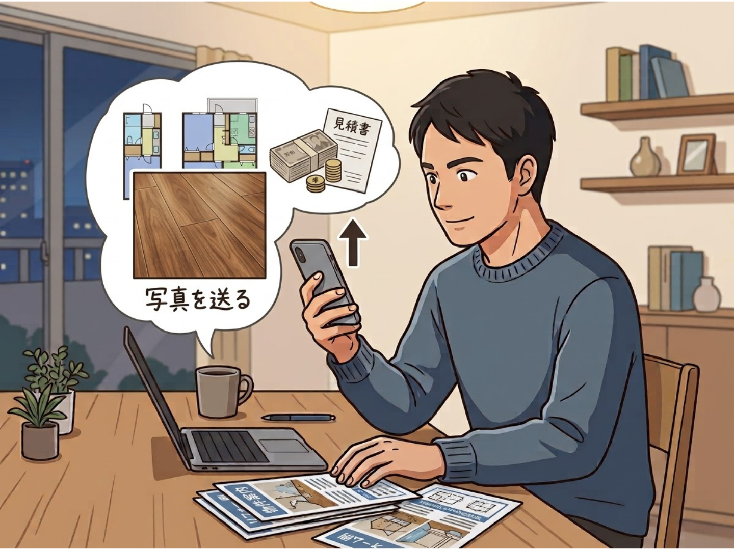写真で見積もり